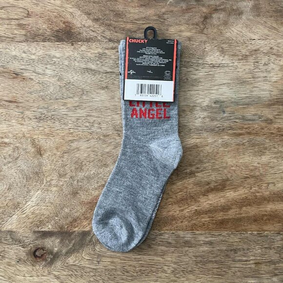 5/$20 NEW Kids 10-4 Mommy's Little Angel Halloween Chucky Socks - Picture 3 of 4